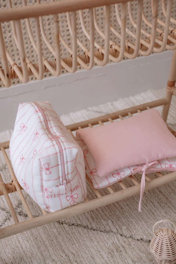 ATELIER BABBI Косметичка "Ribbon Beige"