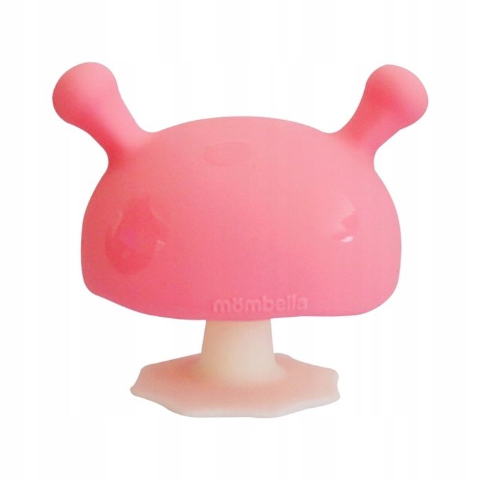 MOMBELLA Прорезыватель розовый "Mushroom"