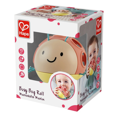 HAPE Погремушка-неваляшка "Божья коровка"
