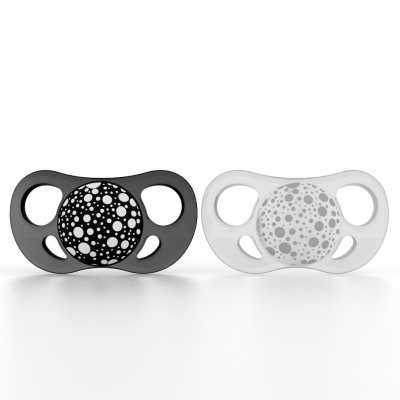 TWISTSHAKE Пустышки BLACK&WHITE 2 шт. 6м+