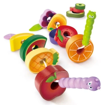 HAPE Шнуровка "Весёлые гусеницы"