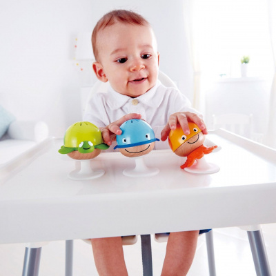 HAPE Набор погремушек "Морские друзья", 3 предмета 