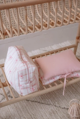ATELIER BABBI Косметичка "Ribbon Beige"