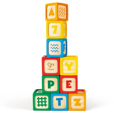HAPE Деревянные кубики, 10 шт.