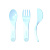 TWISTSHAKE Набор приборов LEARN CUTLERY PASTEL BLUE