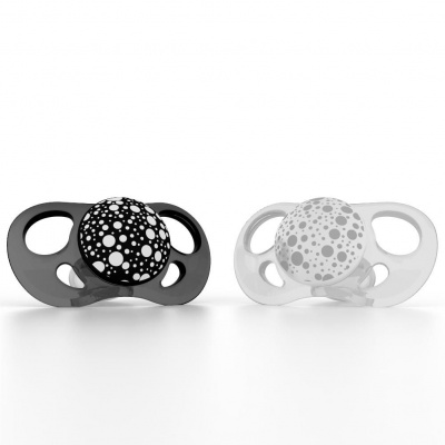 TWISTSHAKE Пустышки BLACK&WHITE 2 шт. 6м+