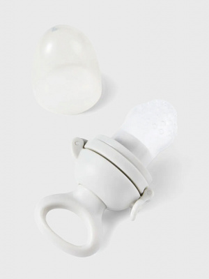 HAPPY BABY Ниблер с силиконовой сеточкой LIGHT GREY