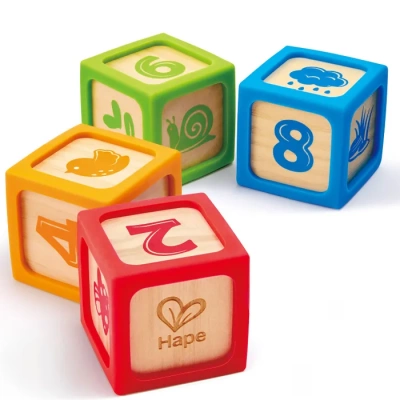 HAPE Деревянные кубики, 4 шт.
