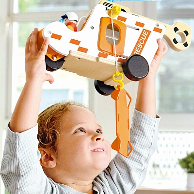 HAPE Игровой набор "Играем в профессии" Служба спасения на вертолете