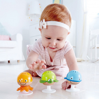 HAPE Набор погремушек "Морские друзья", 3 предмета 